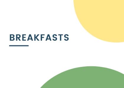 Gluten Free &  Vegan Breakfasts
