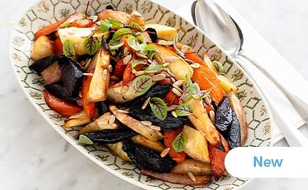 Winter Roasted Carrots & Parsnip