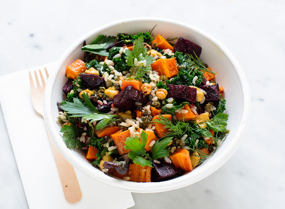 Roast Vegetable Winter Salad