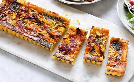 Vegetarian Polenta Tart