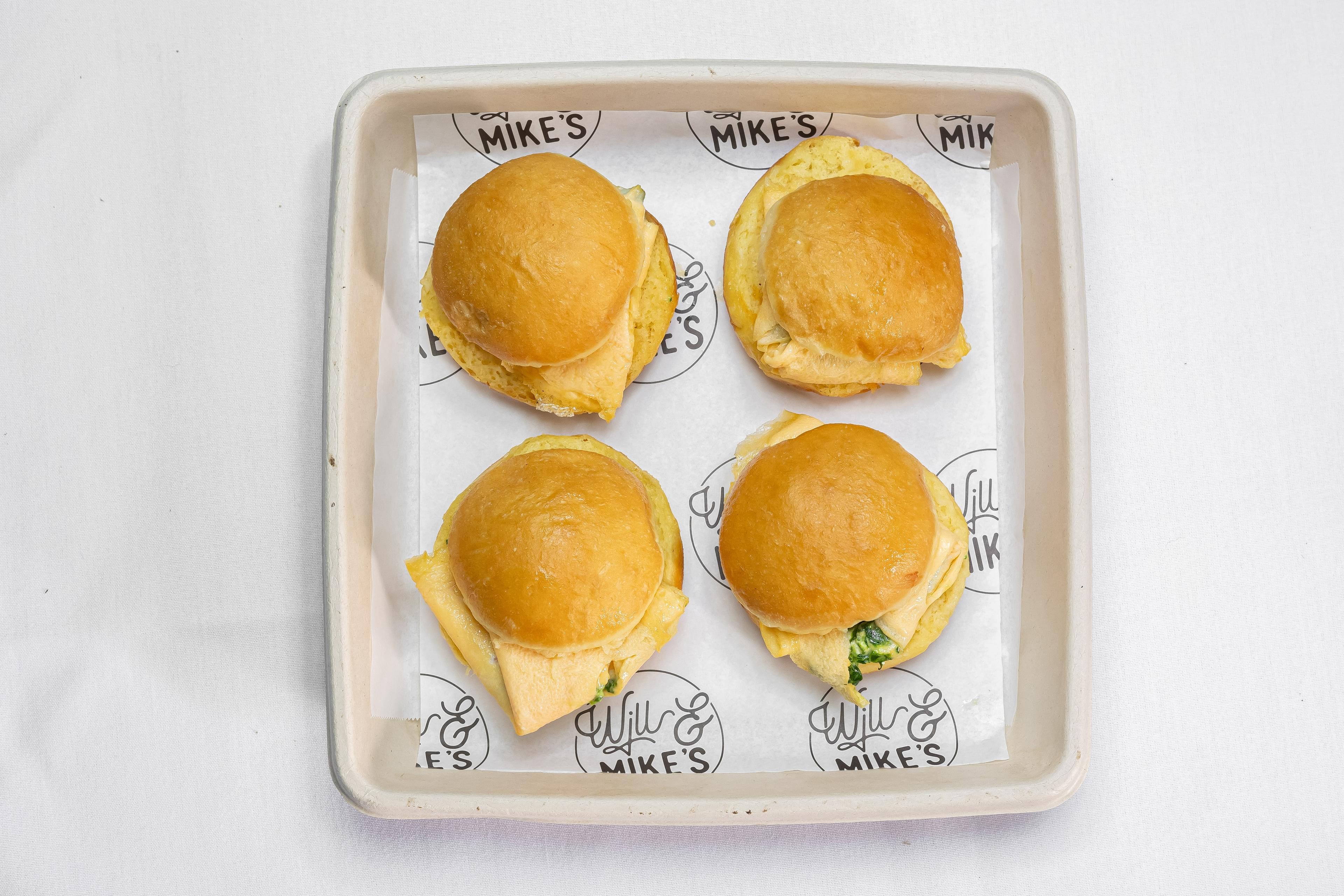 Donut Omelette Sliders