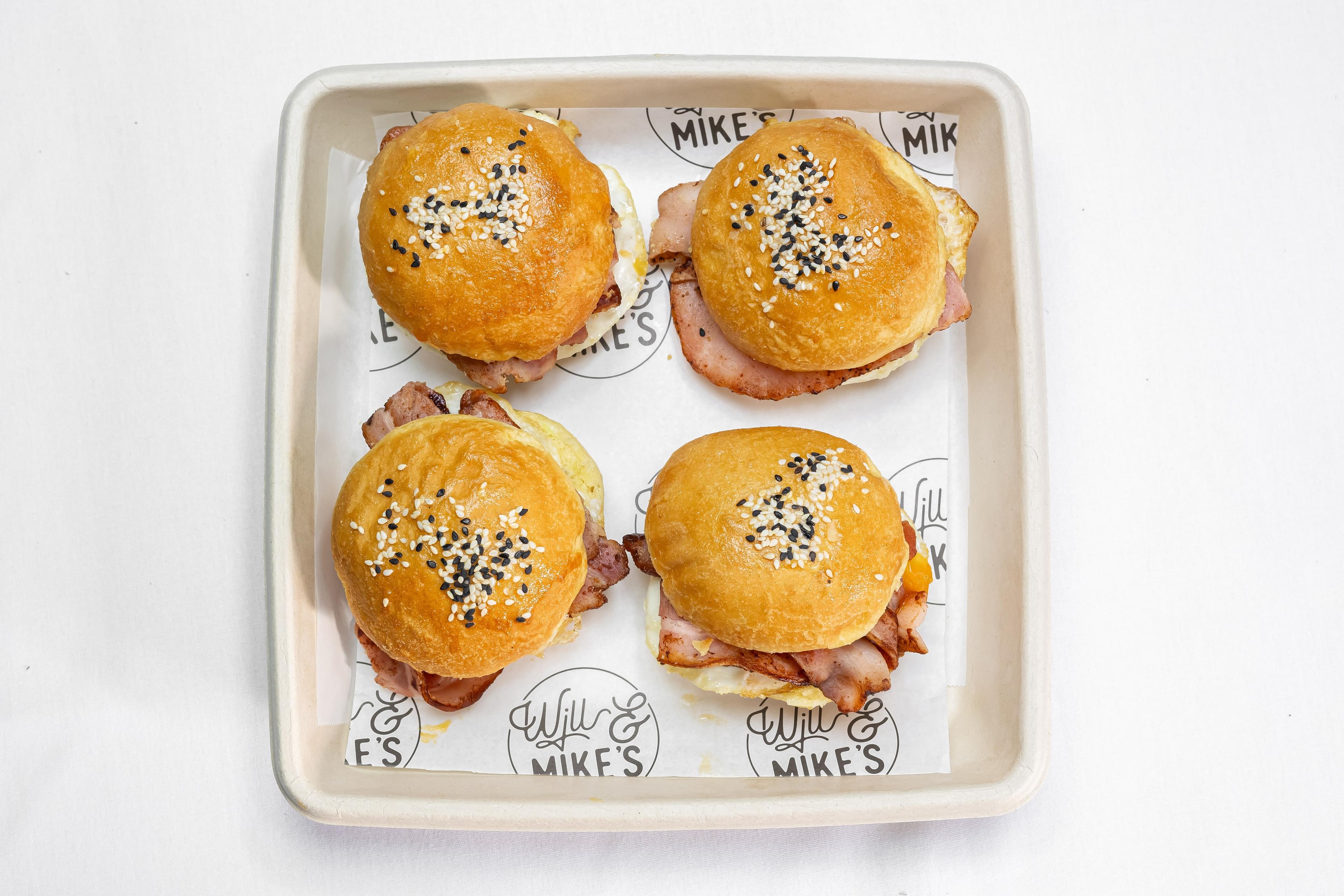 Donut Egg & Bacon Sliders