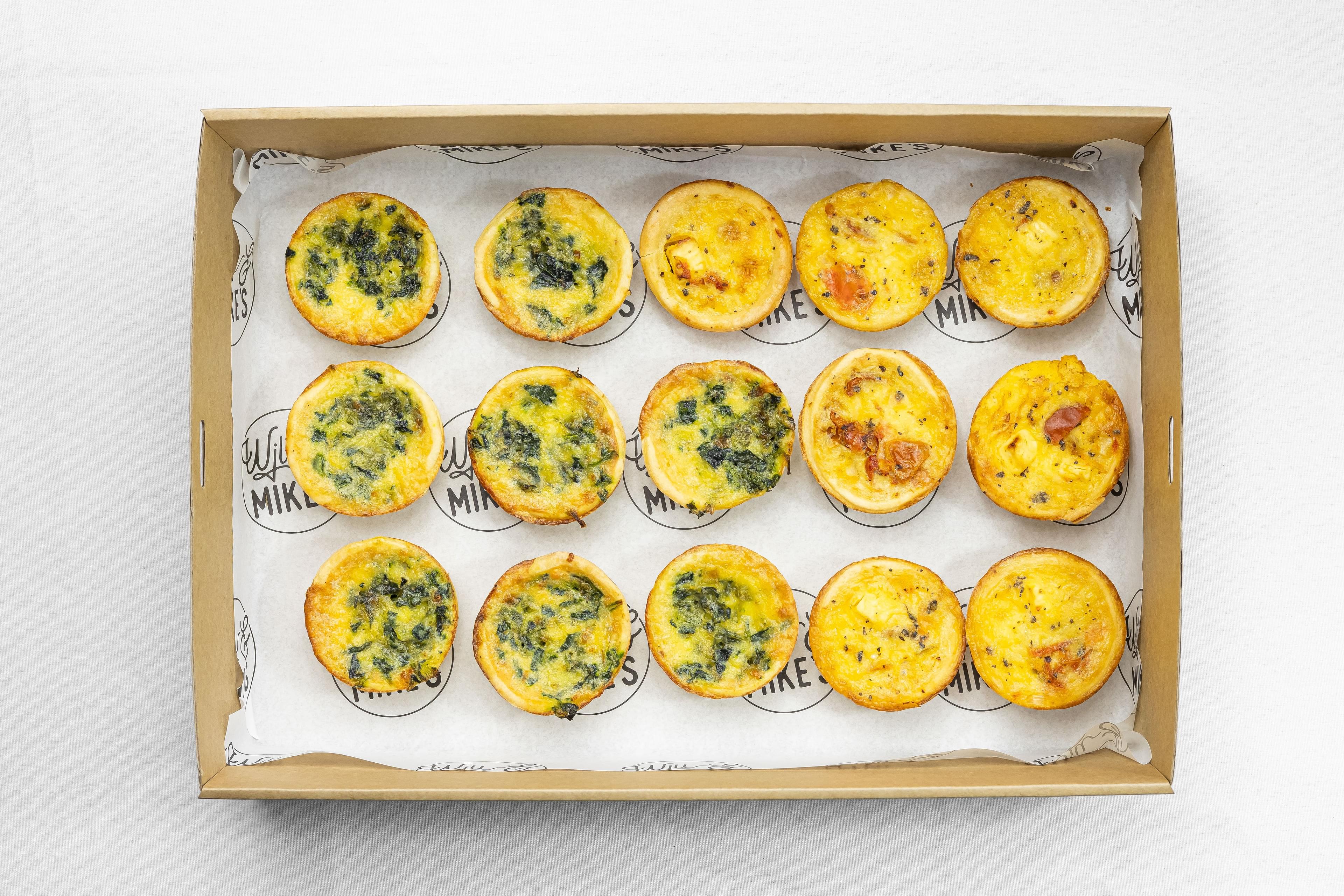 Mini Vego Quiche Platter