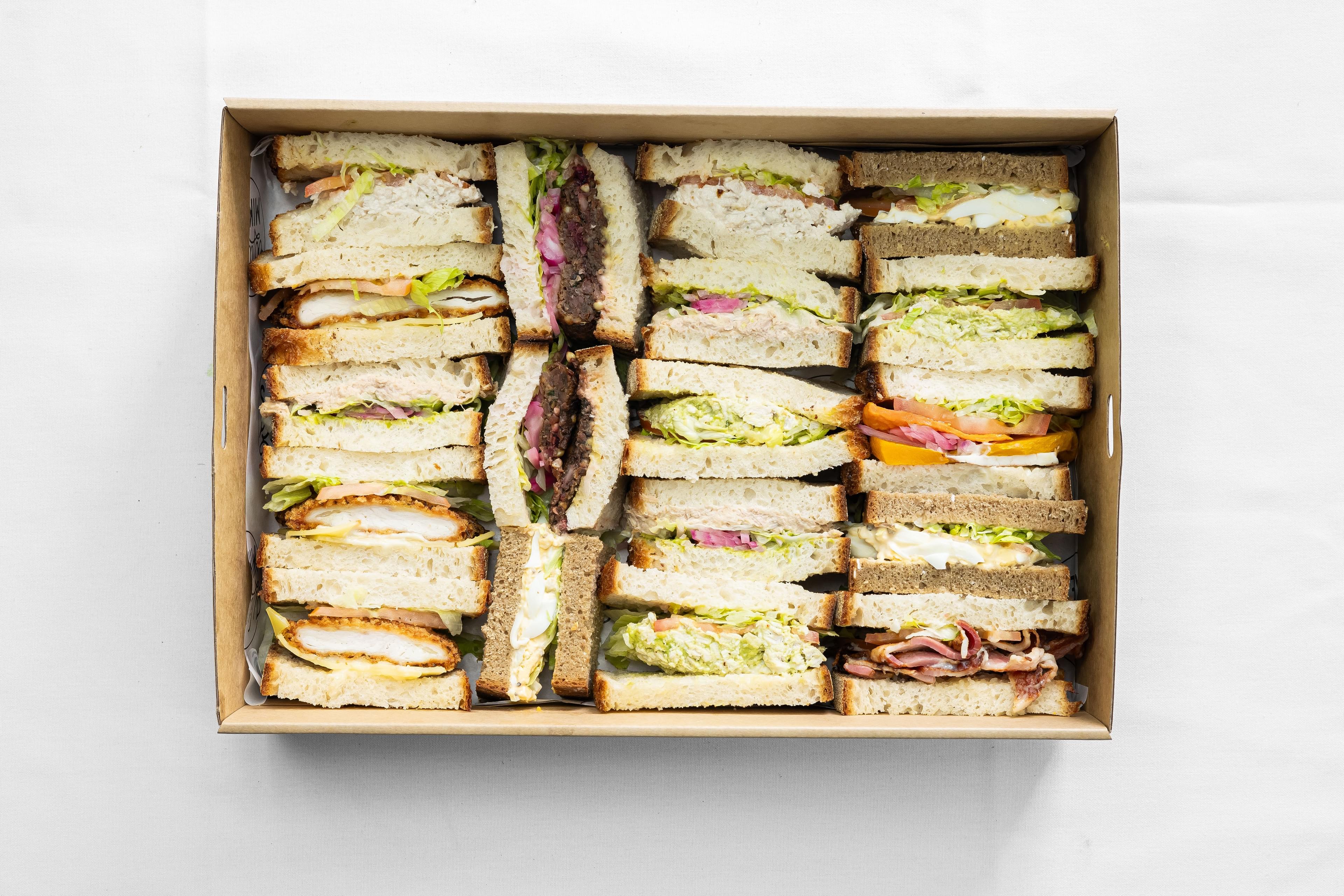 Assorted Sourdough Selection Sandwich Platter