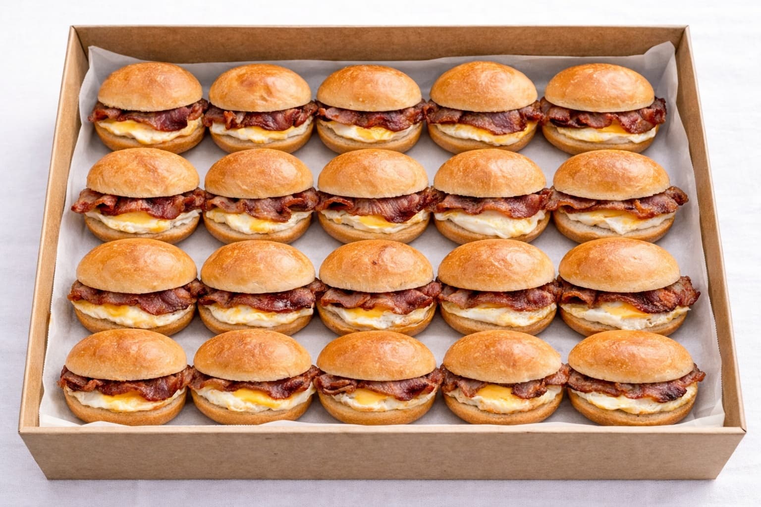 Bacon & Egg Slider Platter