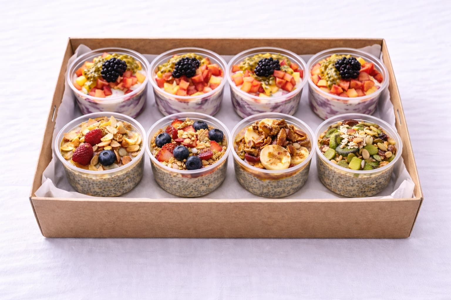 Berry Yogurt & Chia Breakfast Cups Box