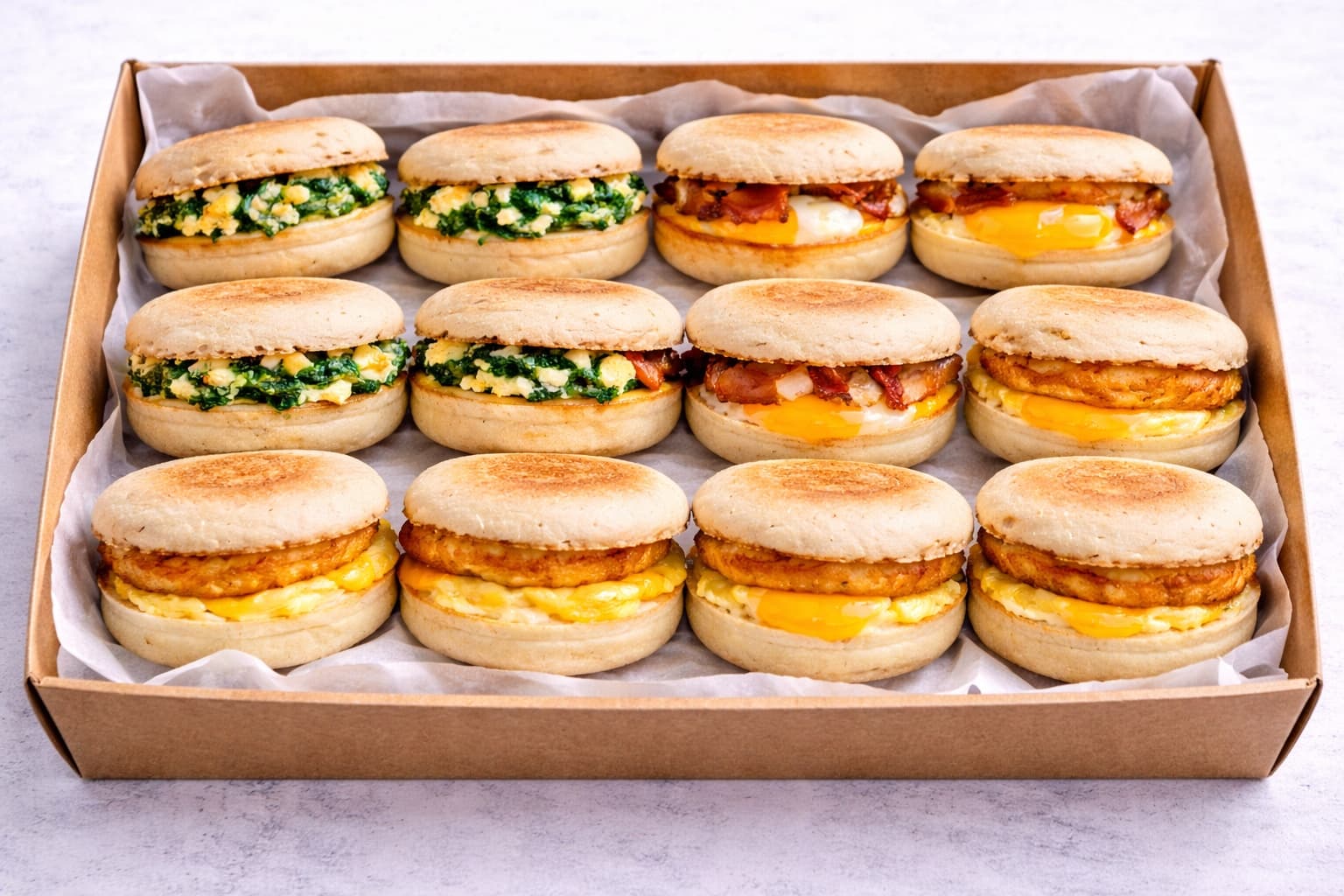 Breakfast Muffin Trio Platter