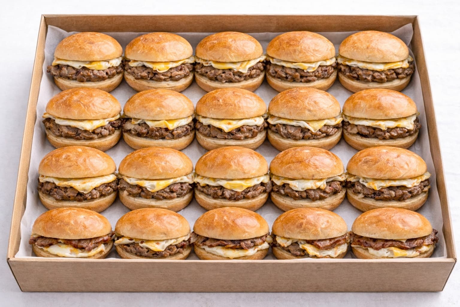 Breakfast Sausage & Egg Slider Platter