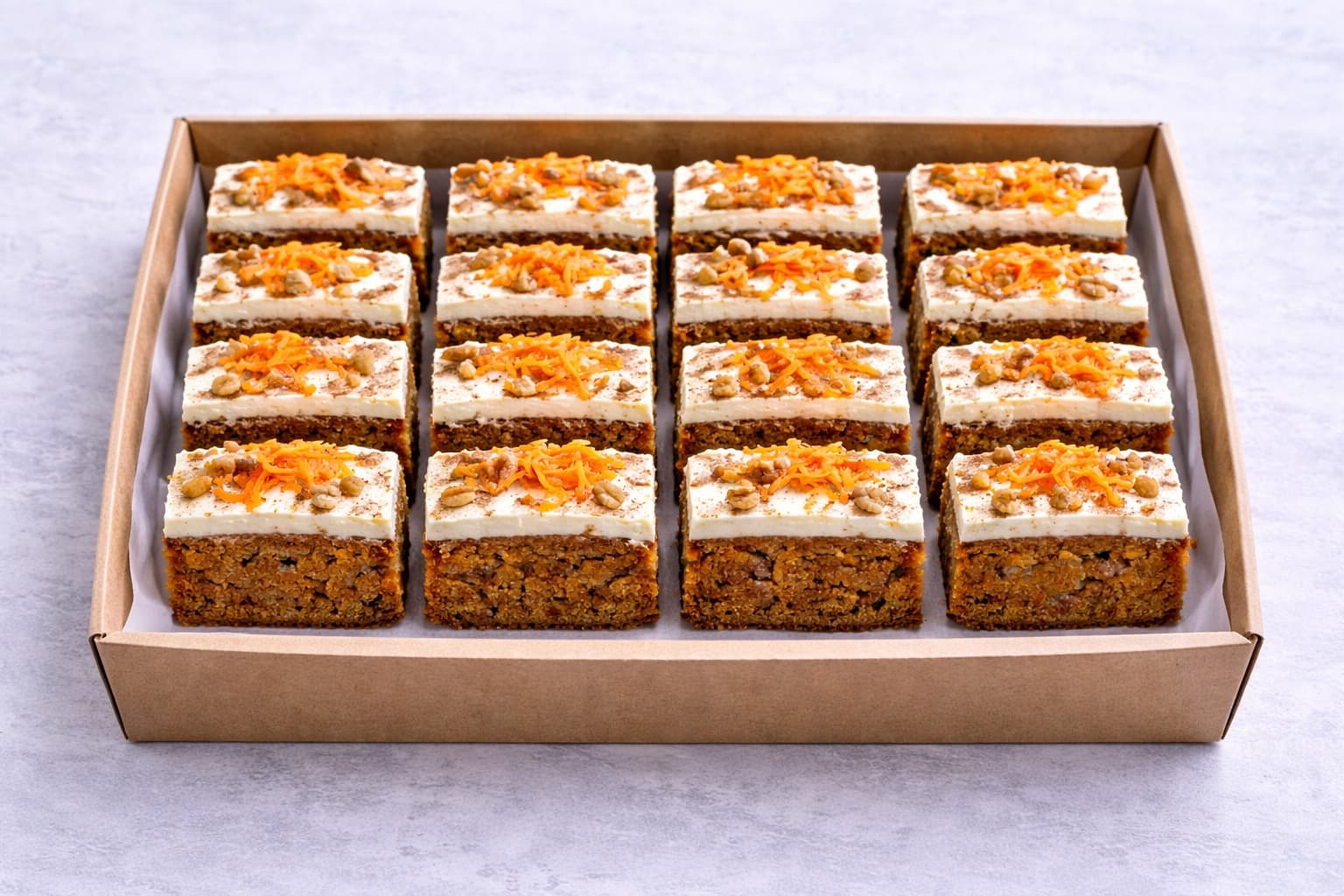 Carrot Cake Slices