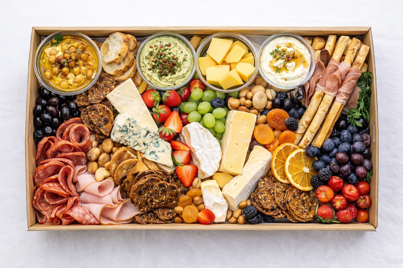 Large Charcuterie & Artisanal Cheese Platter