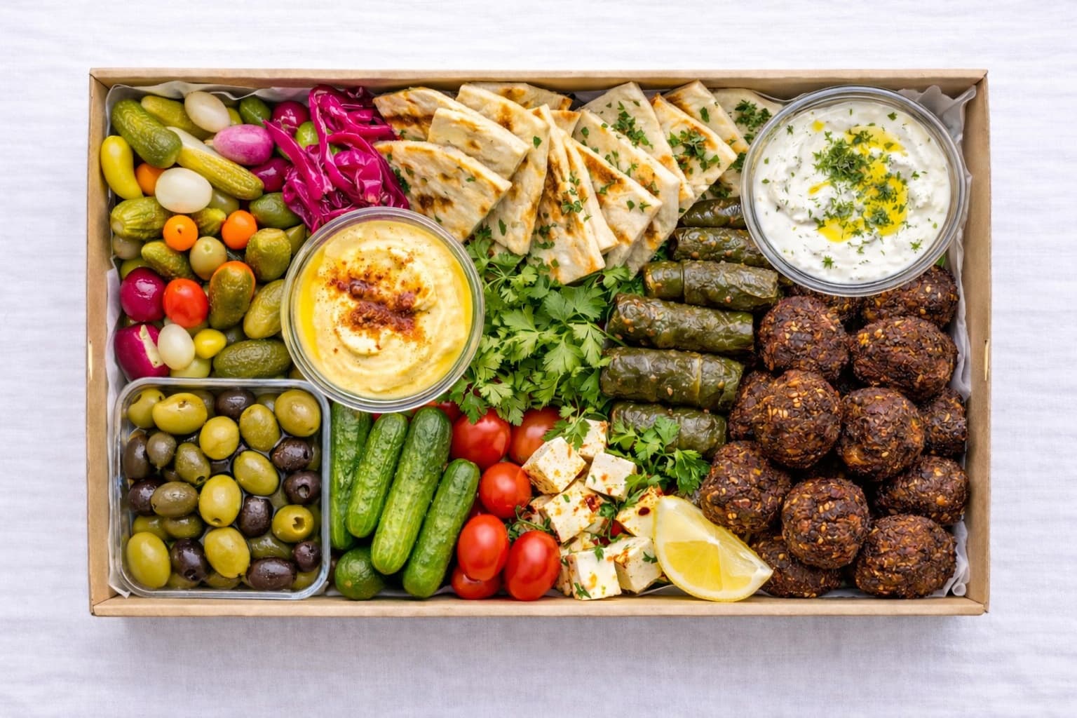 Middle Eastern Mezze Platter