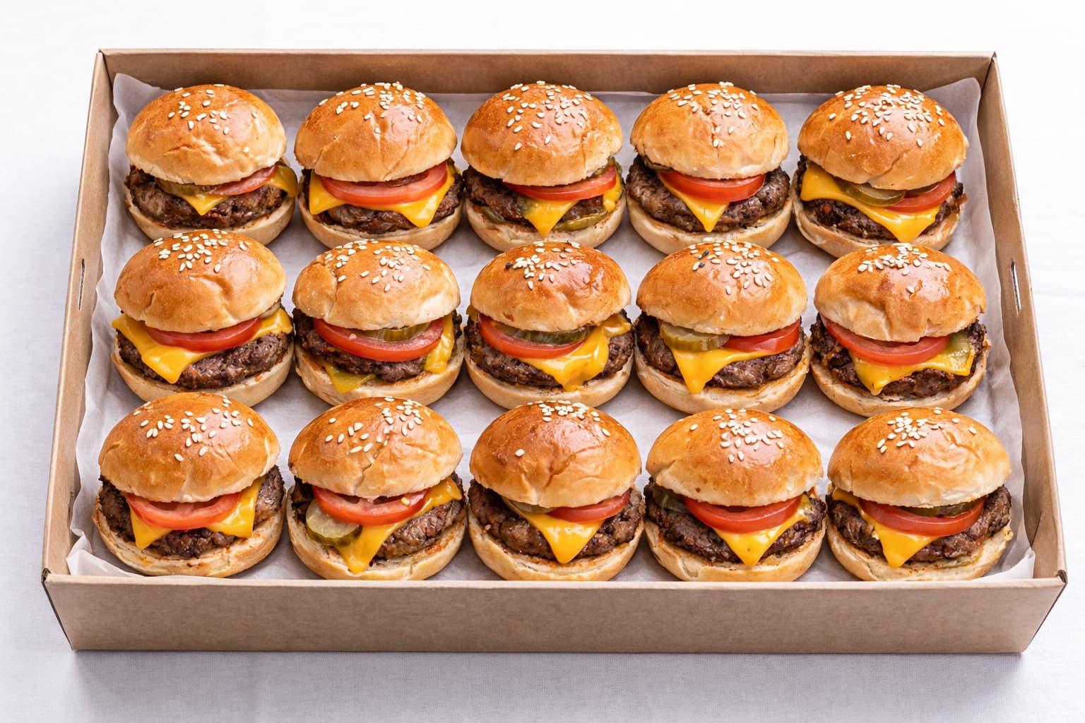 Mini Cheeseburger Platter