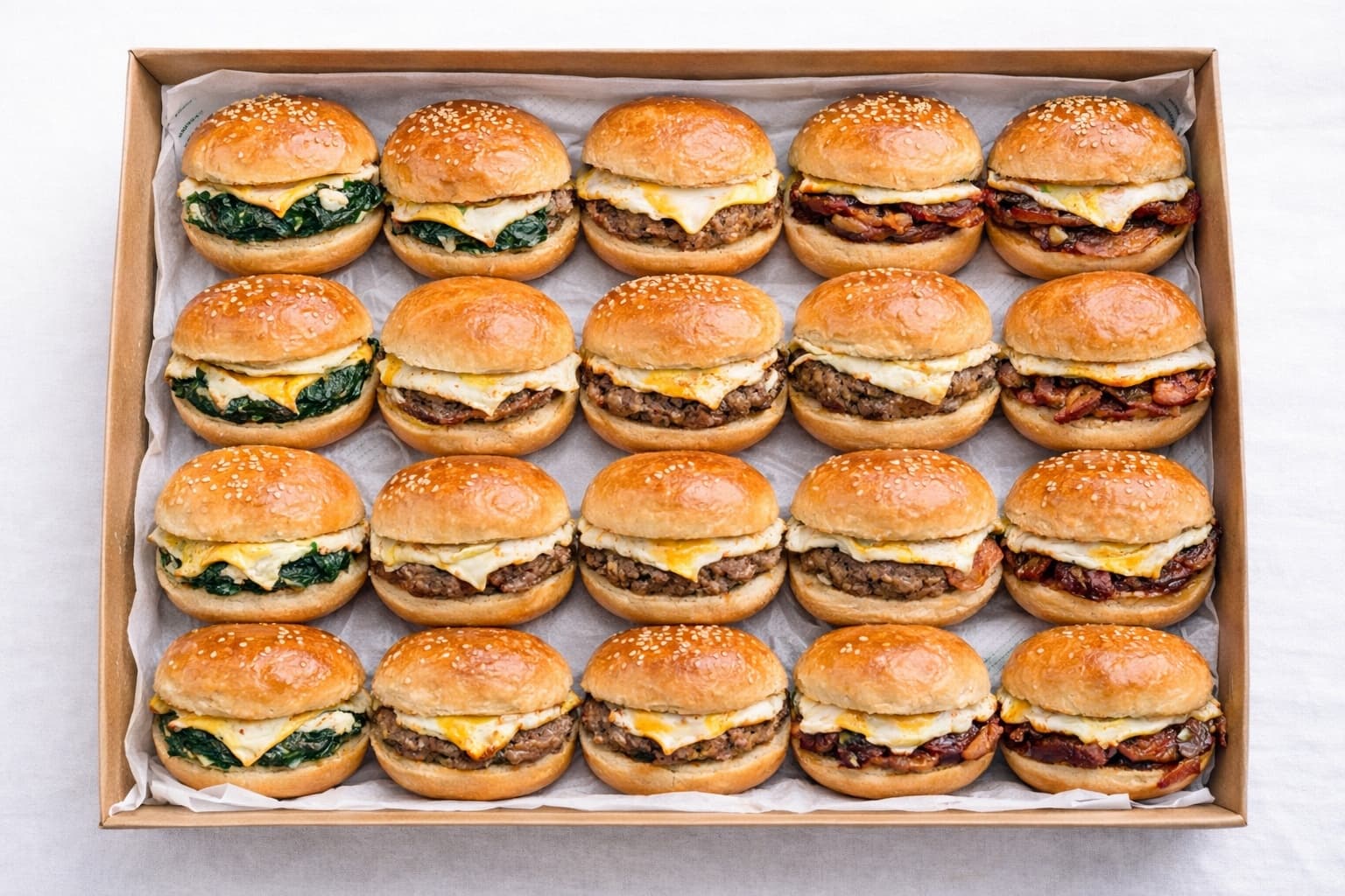 Mixed Breakfast Slider Platter