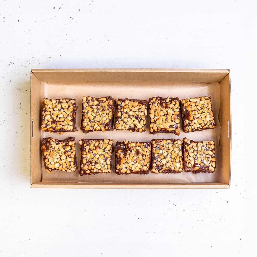 Dulce de Leche & Peanut Brownie
