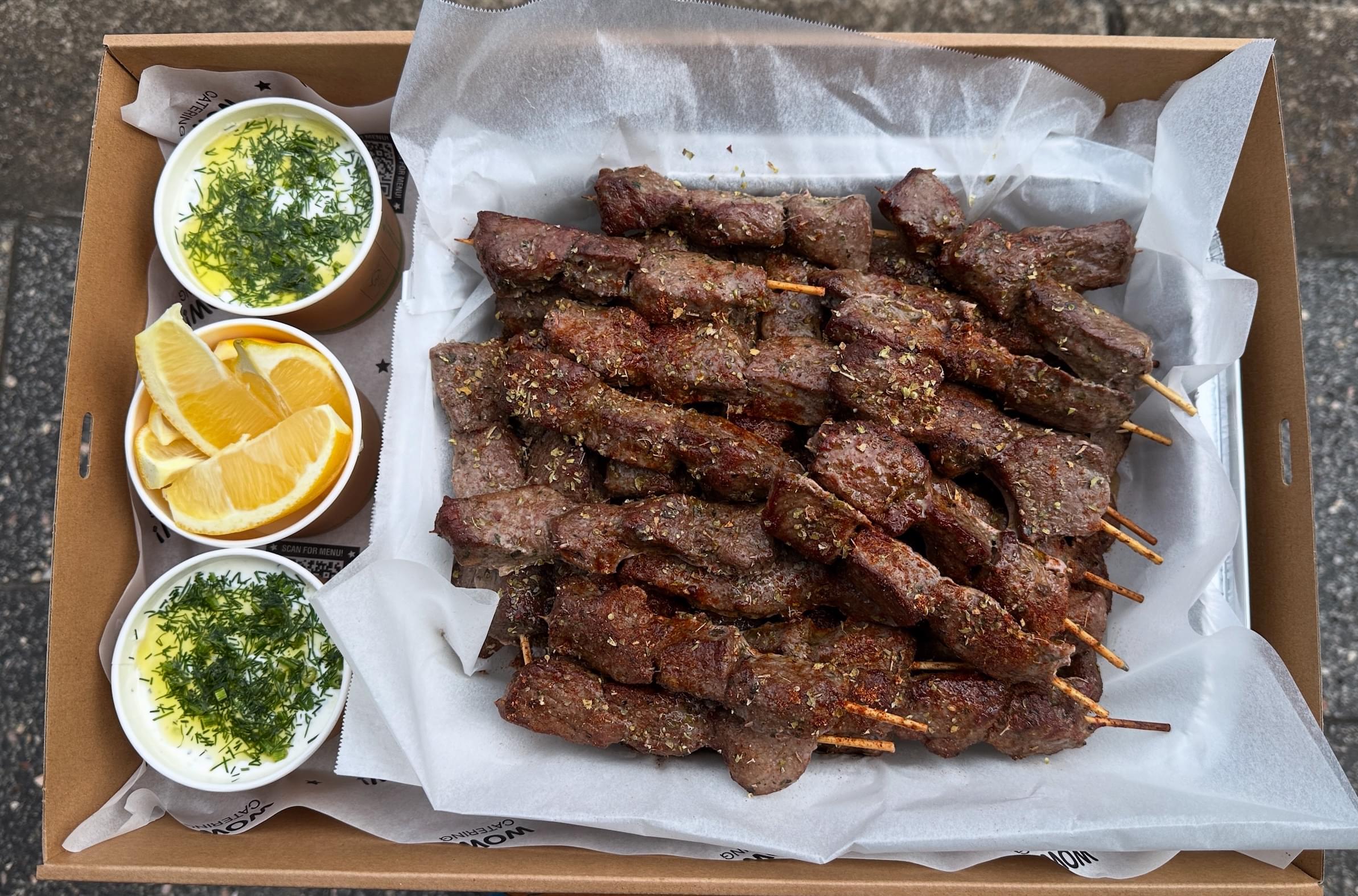 Lamb Souvlaki Box