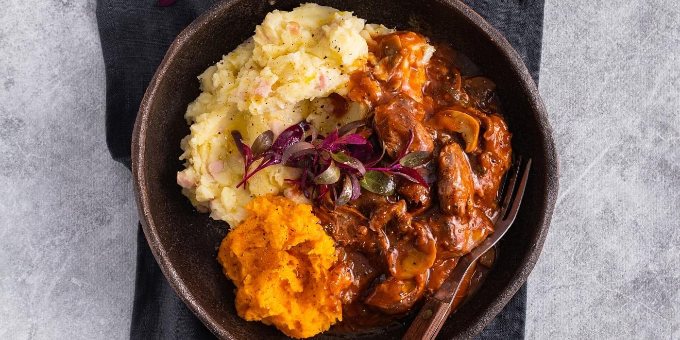 Slow-Cooked Lamb with Loaded Mash