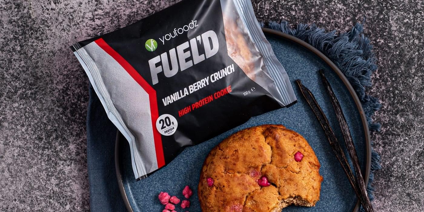FUEL'D Vanilla Berry Crunch High Protein Cookie